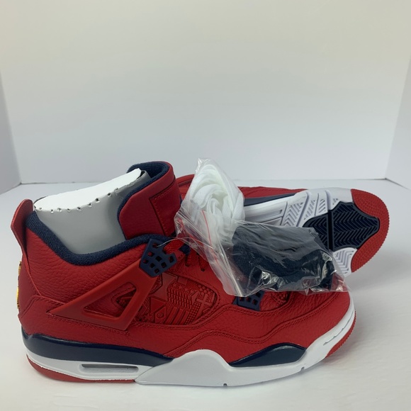 2019 Nike Air Jordan 4 Retro SE FIBA Gym Red - Picture 7 of 8